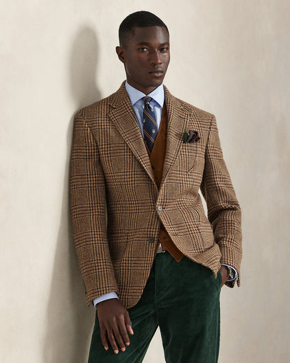 Ralph Lauren Polo Tailored Glen Plaid Suit Jacket