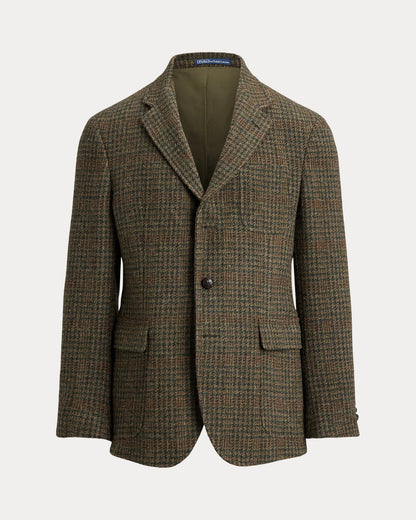 Ralph Lauren Polo Tailored Plaid Tweed Suit Jacket