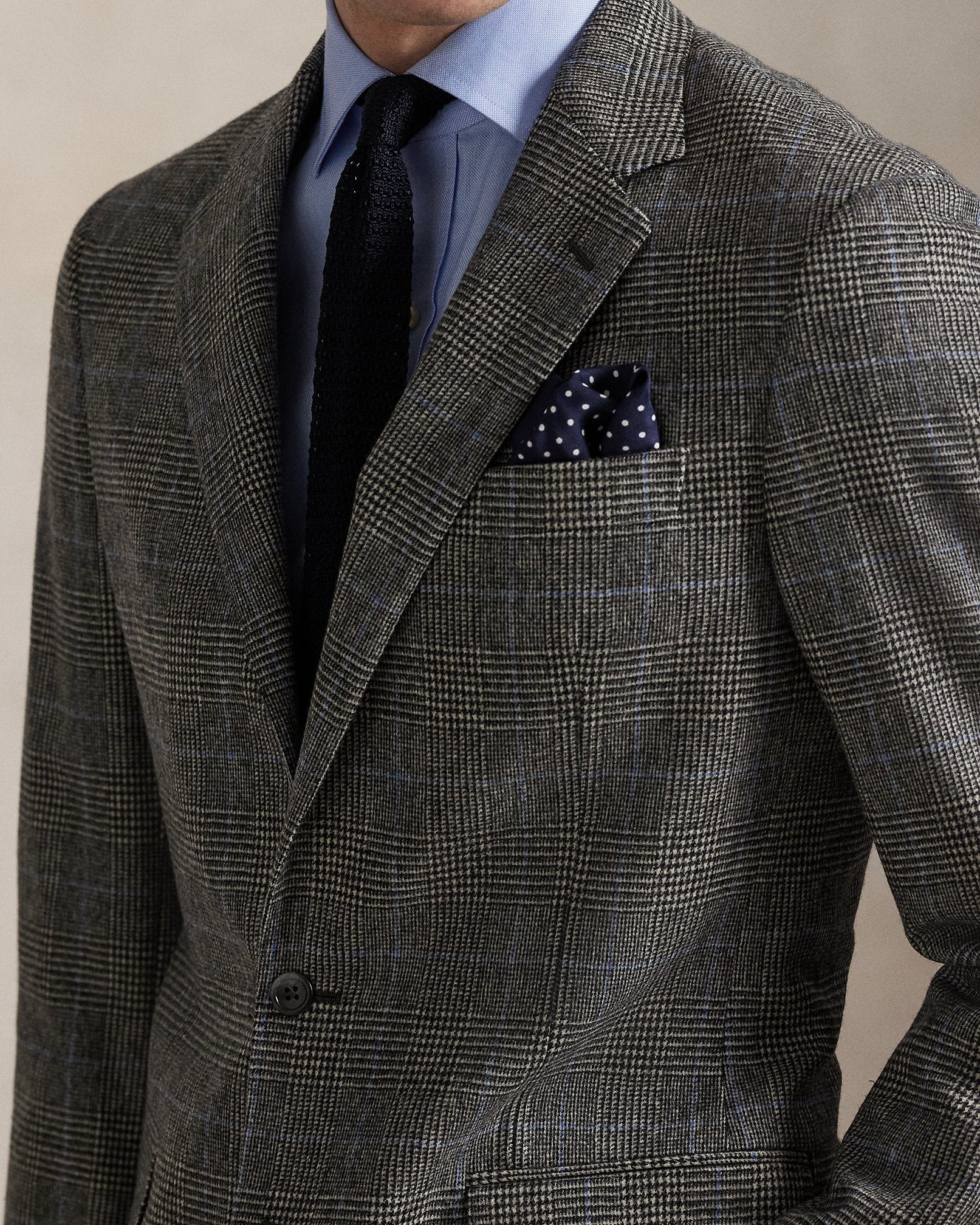 Ralph Lauren Polo Tailored Fit Glen Plaid Wool Suit
