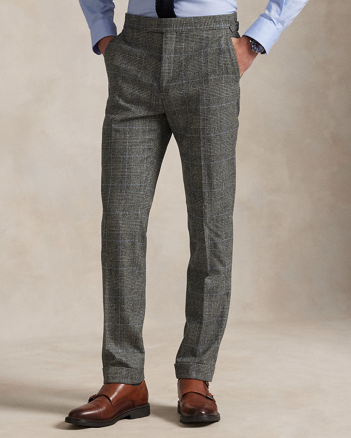 Ralph Lauren Polo Tailored Fit Glen Plaid Wool Suit