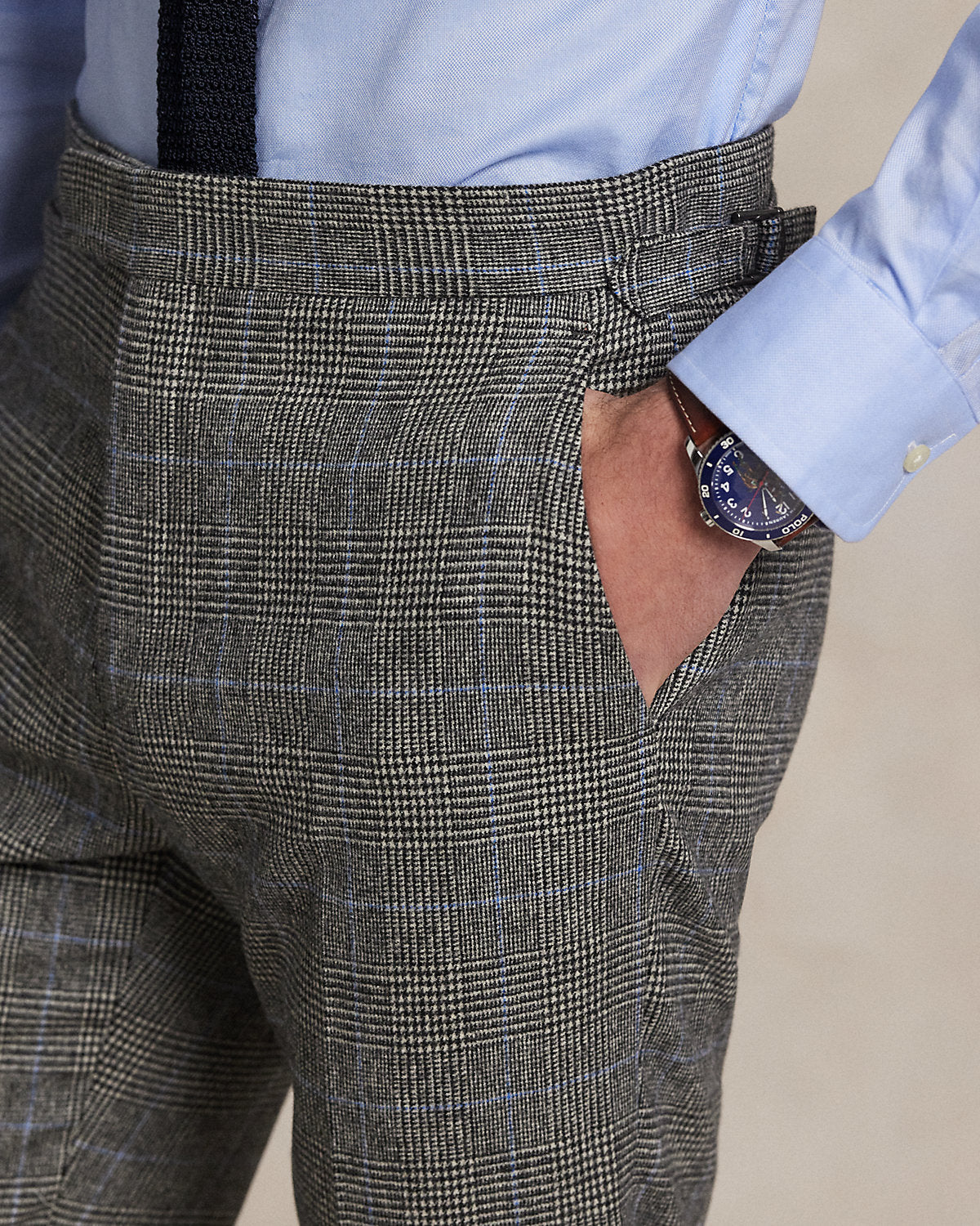 Ralph Lauren Polo Tailored Fit Glen Plaid Wool Suit