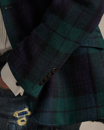 Ralph Lauren Polo Tailored Plaid Tweed Sport Coat