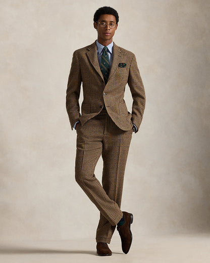Ralph Lauren Plaid Wool Suit Trouser