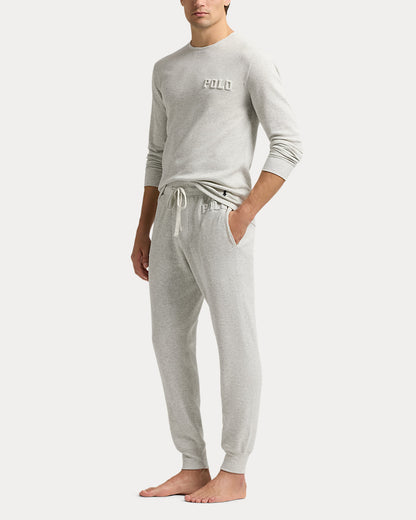 Ralph Lauren Logo WaffleKnit Sleep Shirt