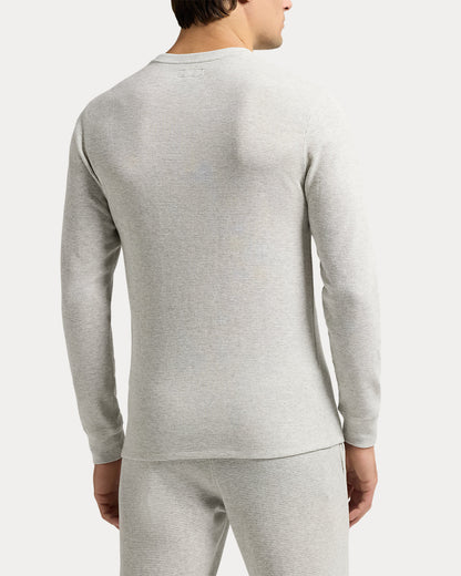 Ralph Lauren Logo WaffleKnit Sleep Shirt