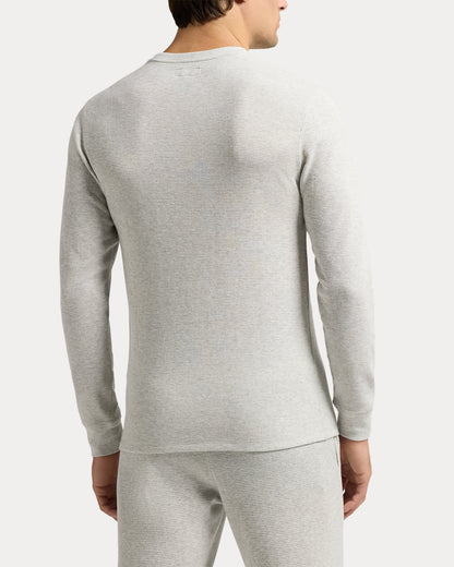 Ralph Lauren Logo WaffleKnit Sleep Shirt