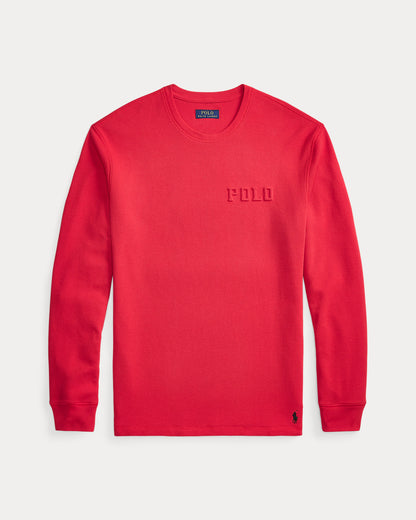 Ralph Lauren Logo WaffleKnit Sleep Shirt