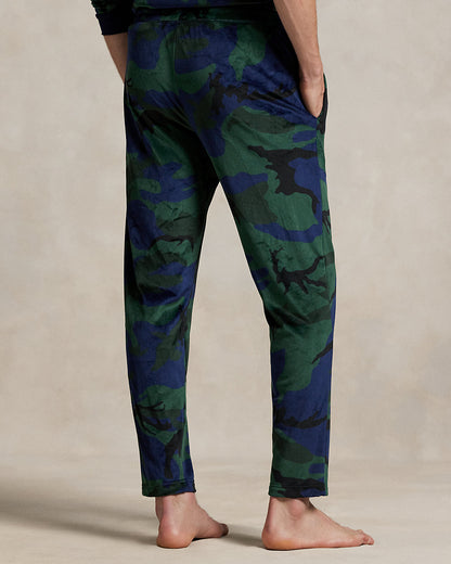 Ralph Lauren Camo Plush Velour Pajama Pant