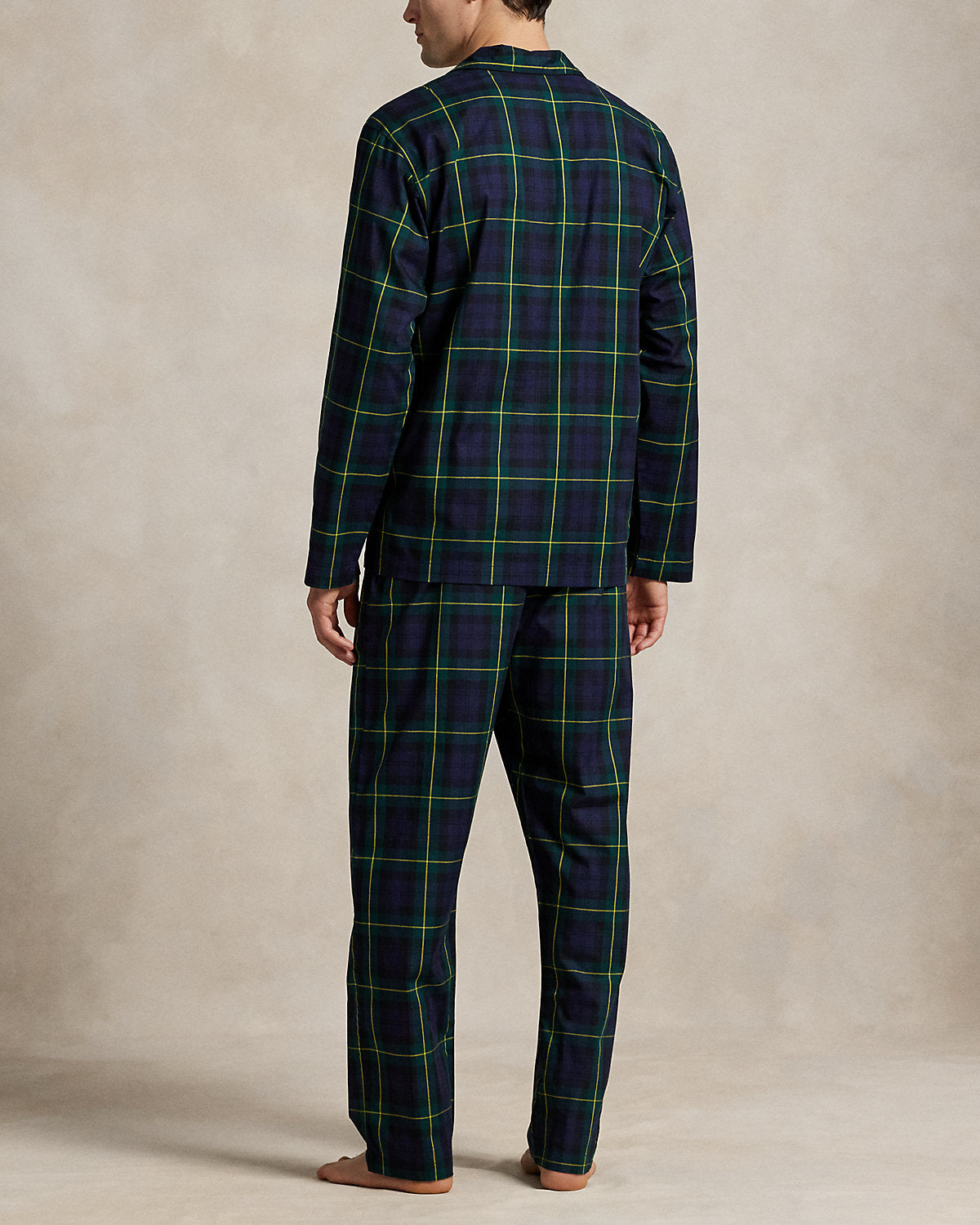 Ralph Lauren Plaid Cotton Pajama Shirt