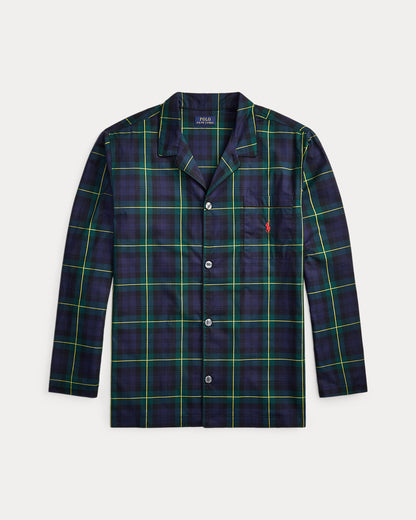 Ralph Lauren Plaid Cotton Pajama Shirt