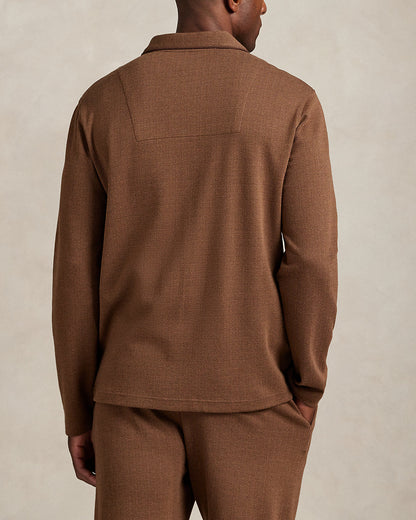 Ralph Lauren HerringboneKnit Pajama Shirt