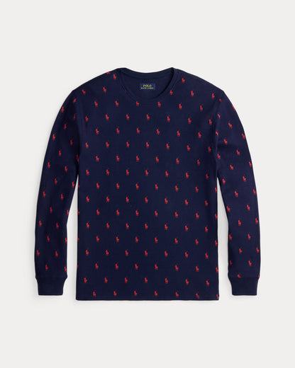 Ralph Lauren Allover Pony WaffleKnit Sleep Shirt