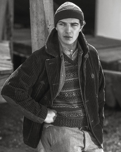 Ralph Lauren Indigo Fair Isle CottonLinen Sweater
