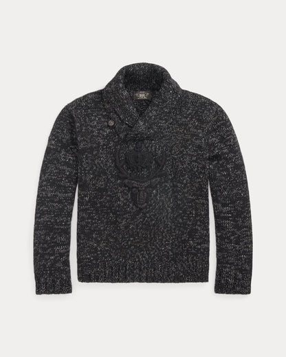 Ralph Lauren HandEmbroidered WoolLinen Sweater