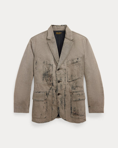 Ralph Lauren Unconstructed Repaired Jaspé Sport Coat