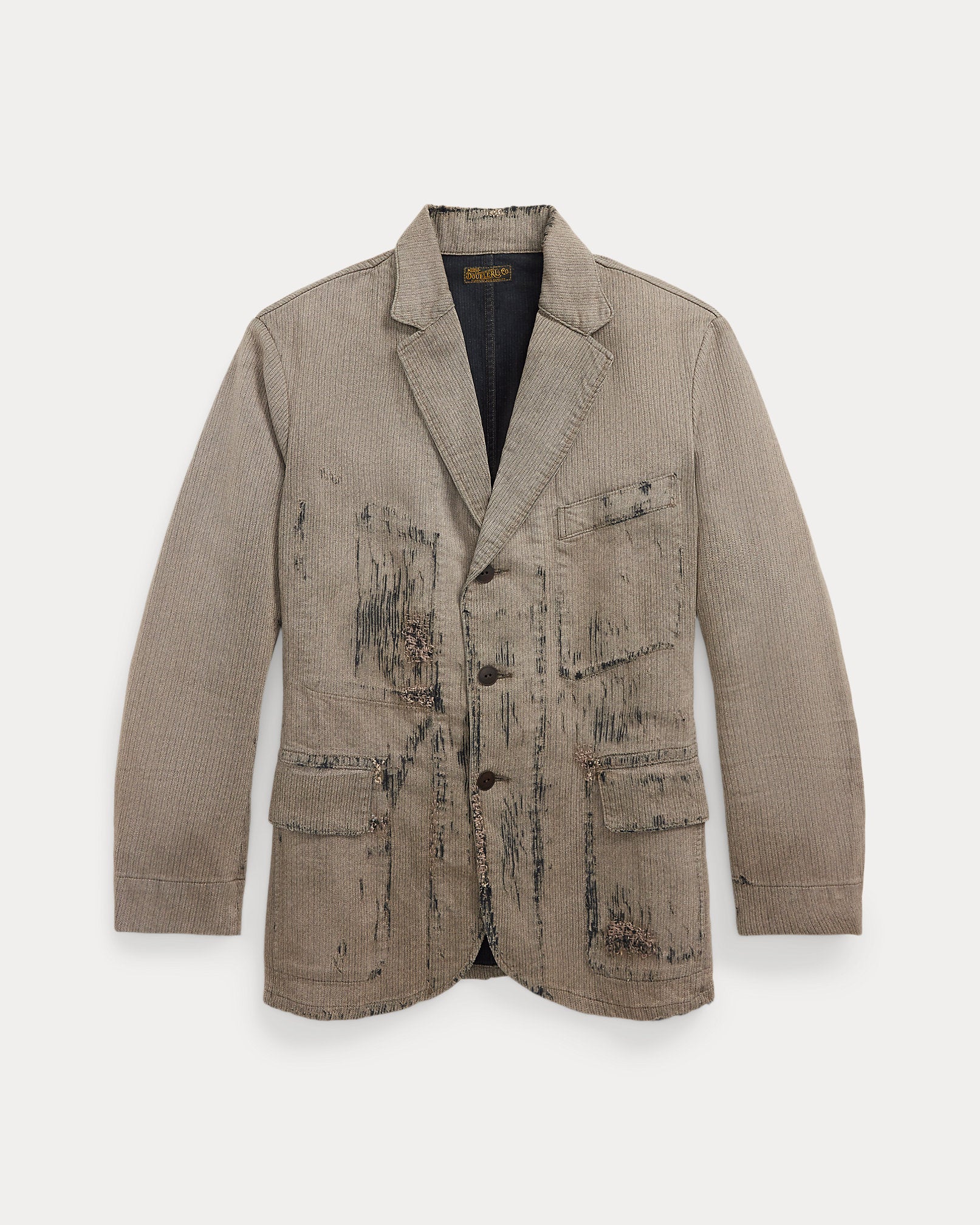 Ralph Lauren Unconstructed Repaired Jaspé Sport Coat