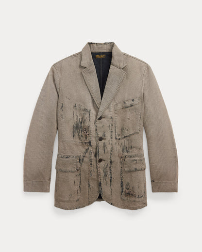 Ralph Lauren Unconstructed Repaired Jaspé Sport Coat