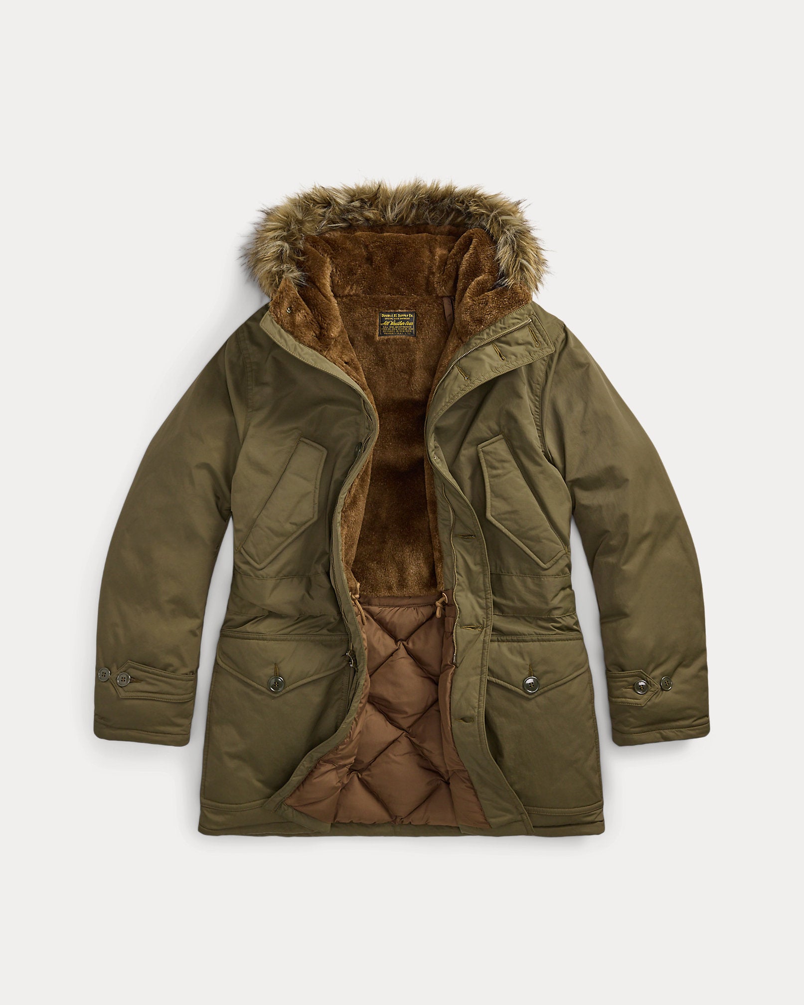 Ralph Lauren FauxFurTrim Parka