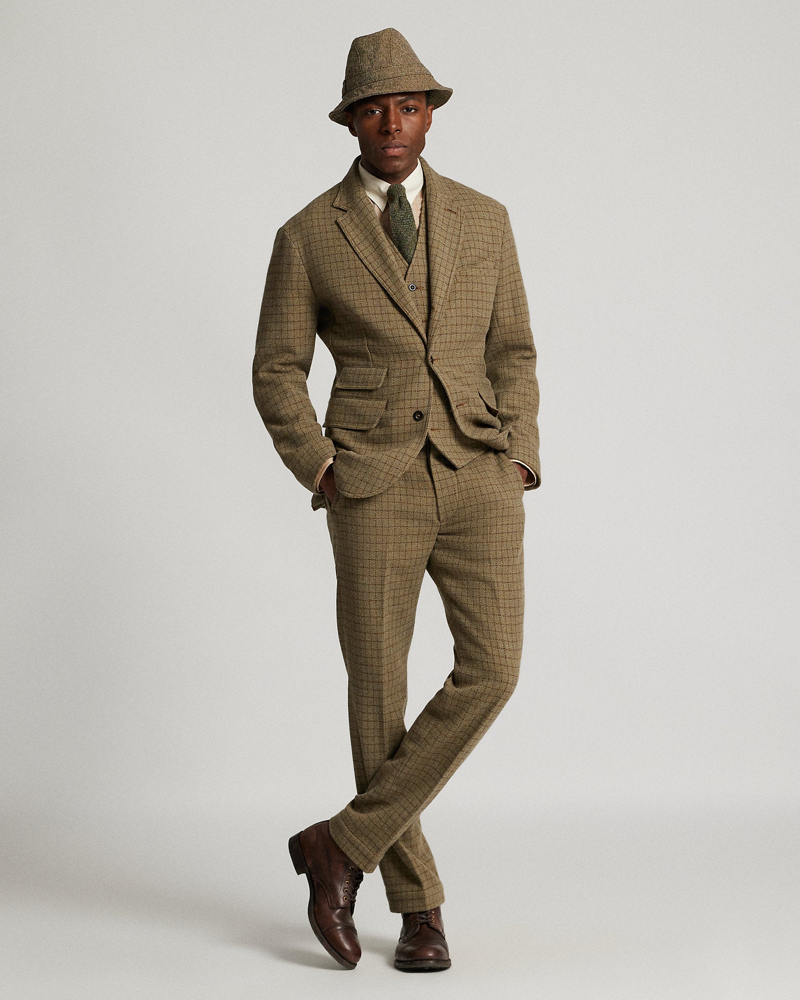 Ralph Lauren Unconstructed Wool Tweed Sport Coat