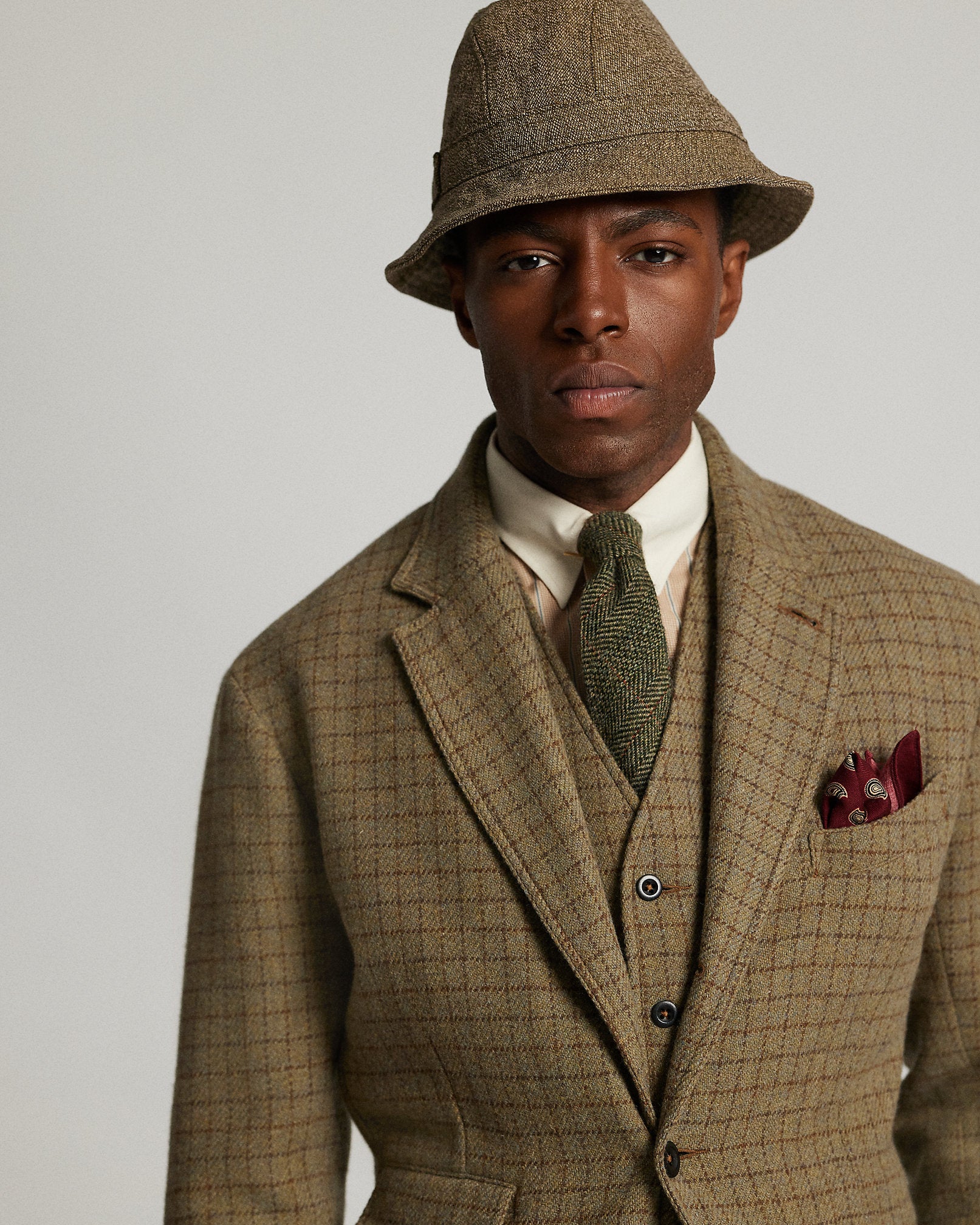Ralph Lauren Unconstructed Wool Tweed Sport Coat