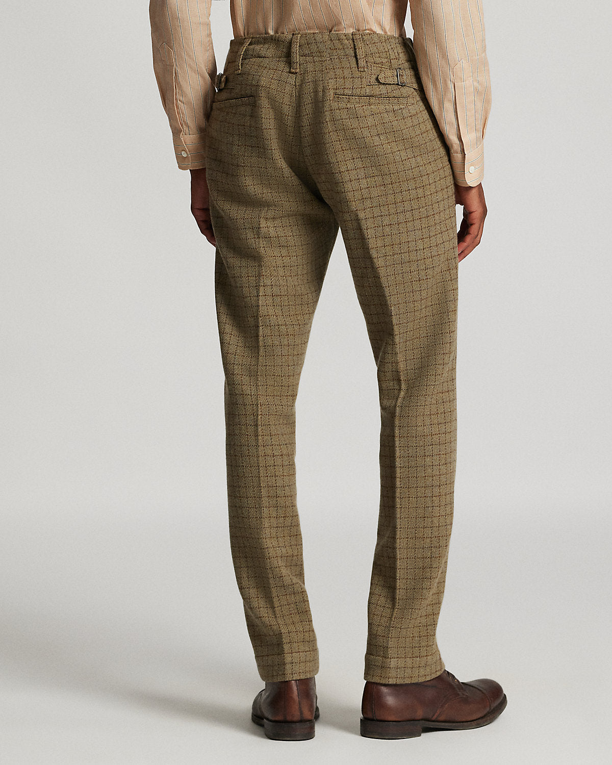 Ralph Lauren Checked Wool Tweed Officers Pant