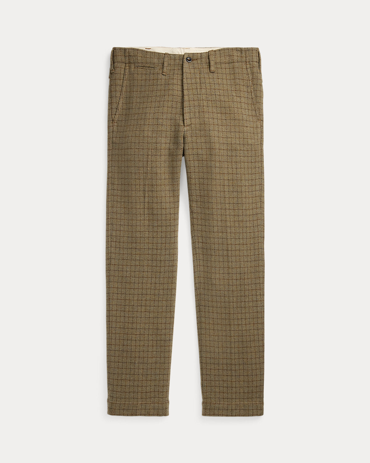 Ralph Lauren Checked Wool Tweed Officers Pant