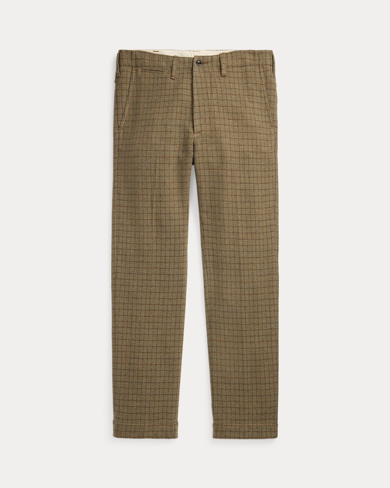 Ralph Lauren Checked Wool Tweed Officers Pant