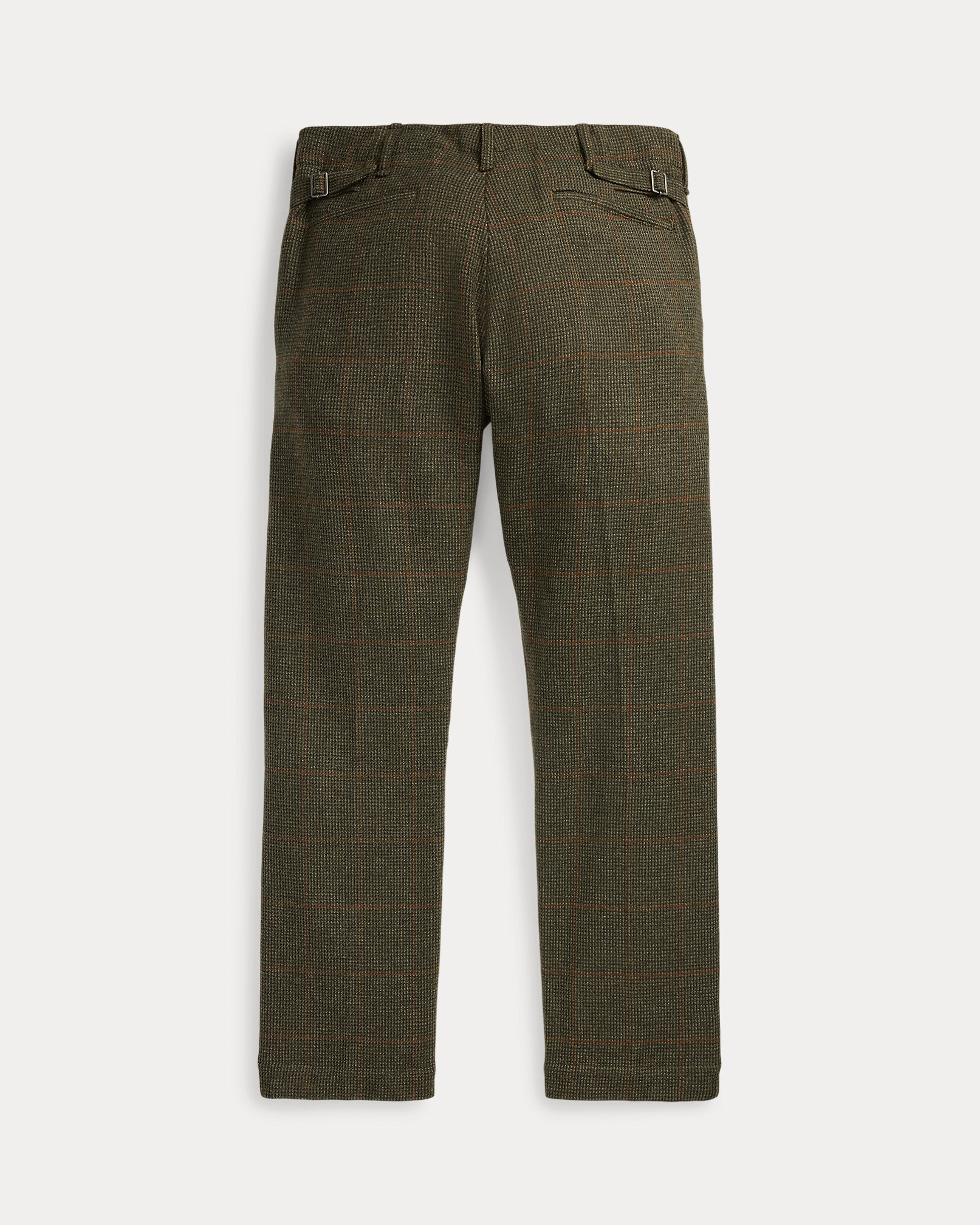 Ralph Lauren Windowpane Wool Tweed Officers Pant