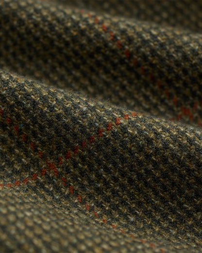 Ralph Lauren Windowpane Wool Tweed Officers Pant