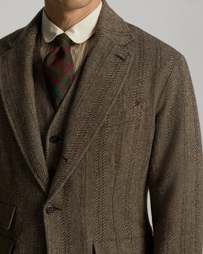 Ralph Lauren Unconstructed Herringbone Sport Coat