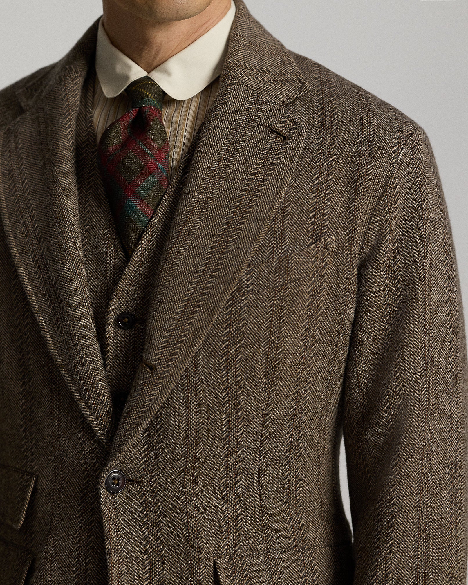 Ralph Lauren Unconstructed Herringbone Sport Coat