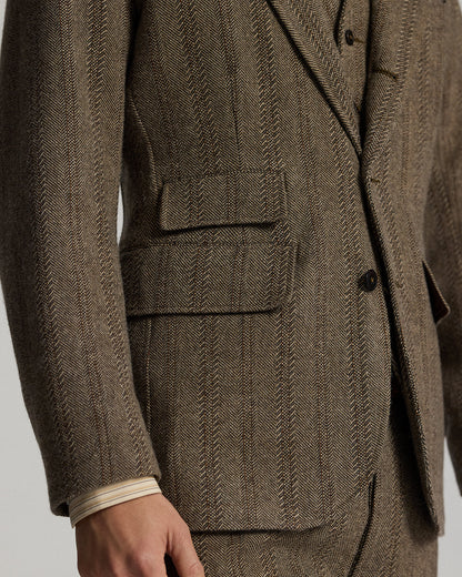 Ralph Lauren Unconstructed Herringbone Sport Coat