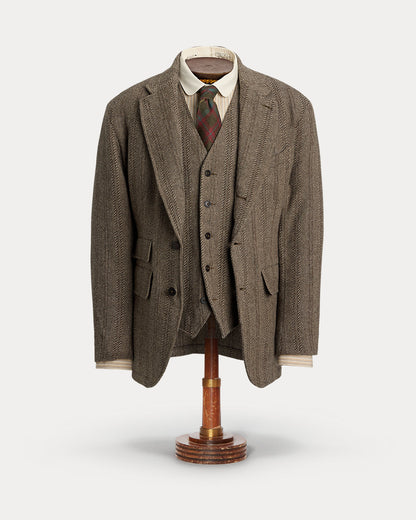 Ralph Lauren Unconstructed Herringbone Sport Coat