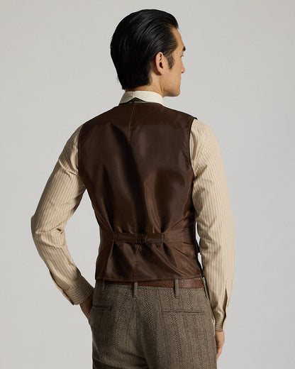 Ralph Lauren WoolCotton Herringbone Vest
