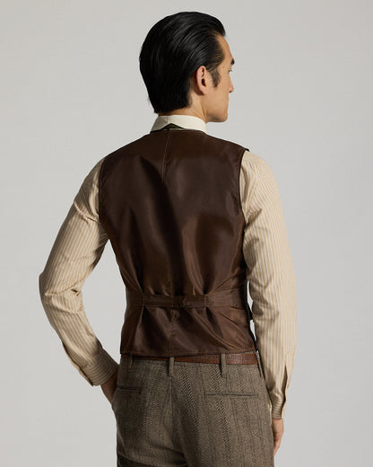 Ralph Lauren WoolCotton Herringbone Vest