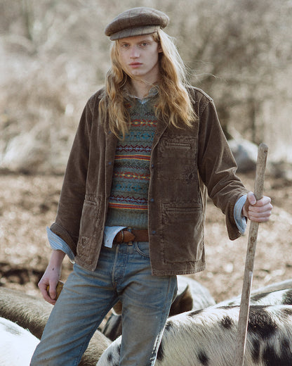 Ralph Lauren Repaired Corduroy Overshirt