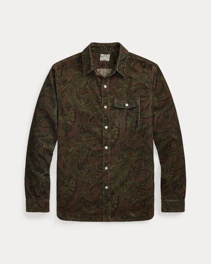 Ralph Lauren PaisleyPrint Corduroy Workshirt