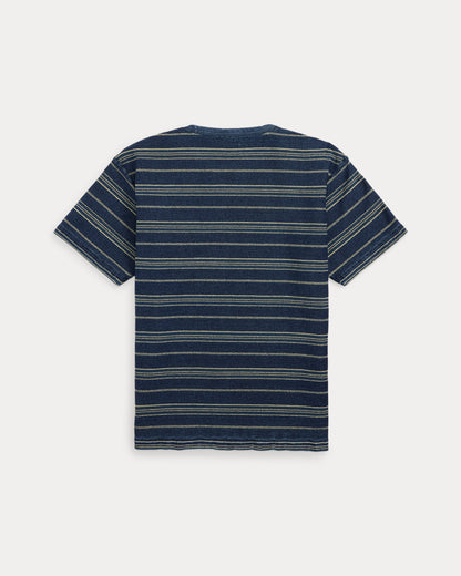 Ralph Lauren Indigo Striped Jersey TShirt