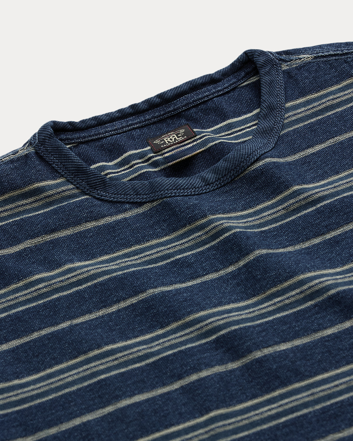 Ralph Lauren Indigo Striped Jersey TShirt