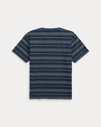 Ralph Lauren Indigo Striped Jersey TShirt