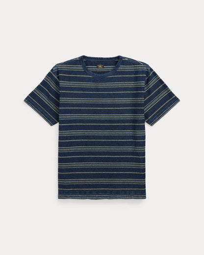 Ralph Lauren Indigo Striped Jersey TShirt
