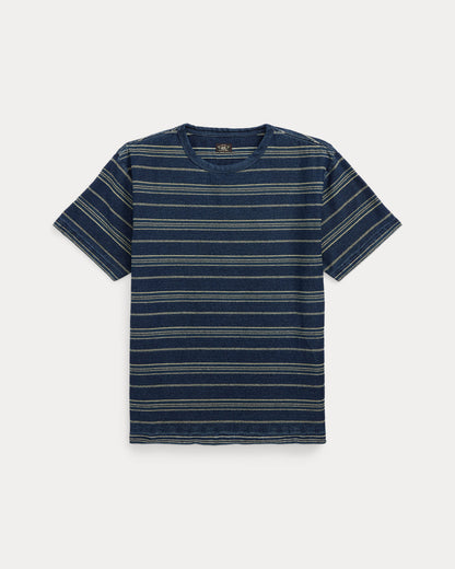 Ralph Lauren Indigo Striped Jersey TShirt