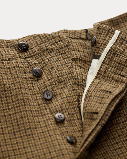 Ralph Lauren Slim Fit Checked Wool Suit Trouser