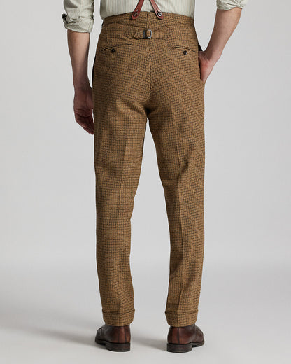 Ralph Lauren Slim Fit Checked Wool Suit Trouser
