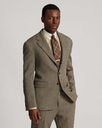 Ralph Lauren Wool Dobby Suit Jacket