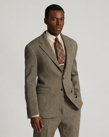 Ralph Lauren Wool Dobby Suit Jacket
