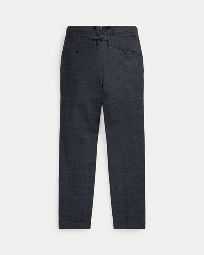 Ralph Lauren Slim Fit Indigo Checked Suit Trouser