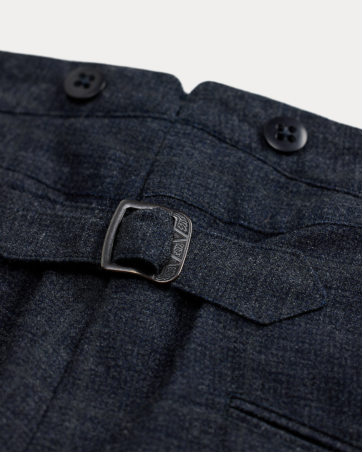Ralph Lauren Slim Fit Indigo Checked Suit Trouser