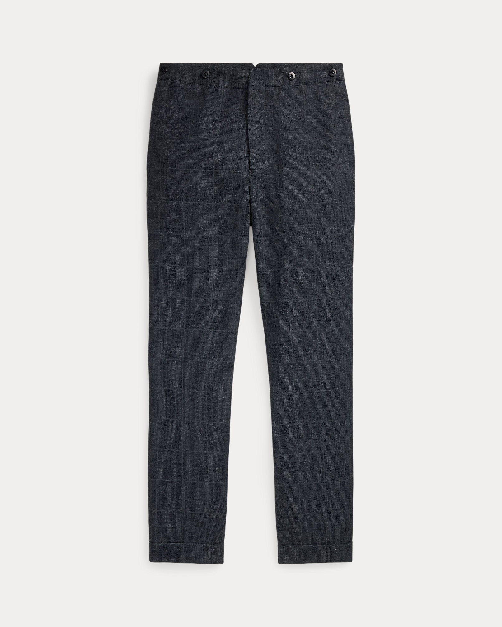 Ralph Lauren Slim Fit Indigo Checked Suit Trouser