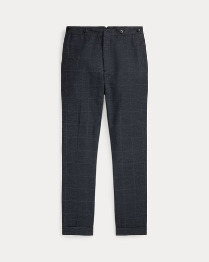 Ralph Lauren Slim Fit Indigo Checked Suit Trouser